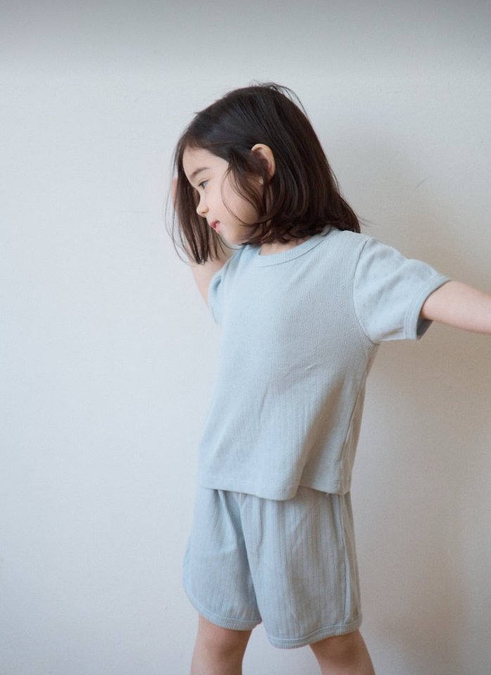 Ko And Ko - Korean Baby Fashion - #babyootd - Eyelet Set - 6