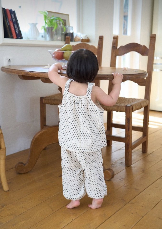 Ko And Ko - Korean Baby Fashion - #babyoutfit - Organic Bloomer Pants (Dot) - 12