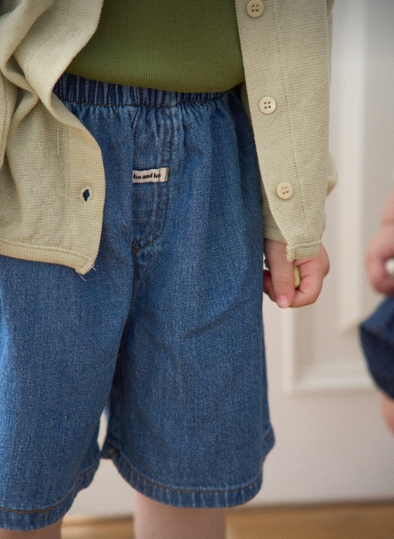 Ko And Ko - Korean Baby Fashion - #babyoutfit - Yogurt Denim Pants - 12