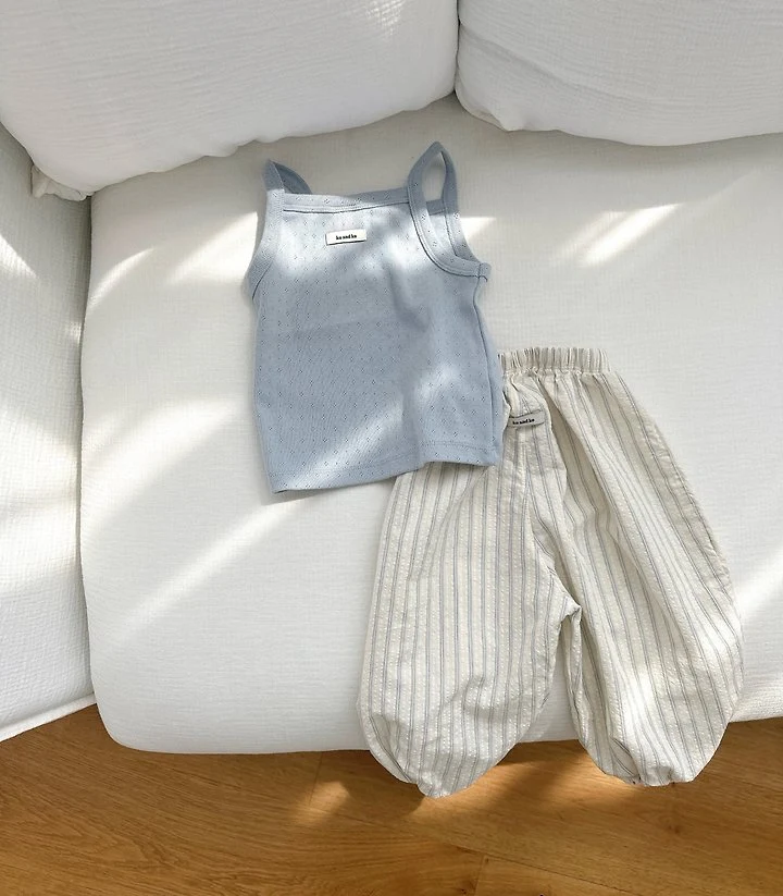 Ko And Ko - Korean Baby Fashion - #babyoutfit - Stripe Bloomer Pants - 5