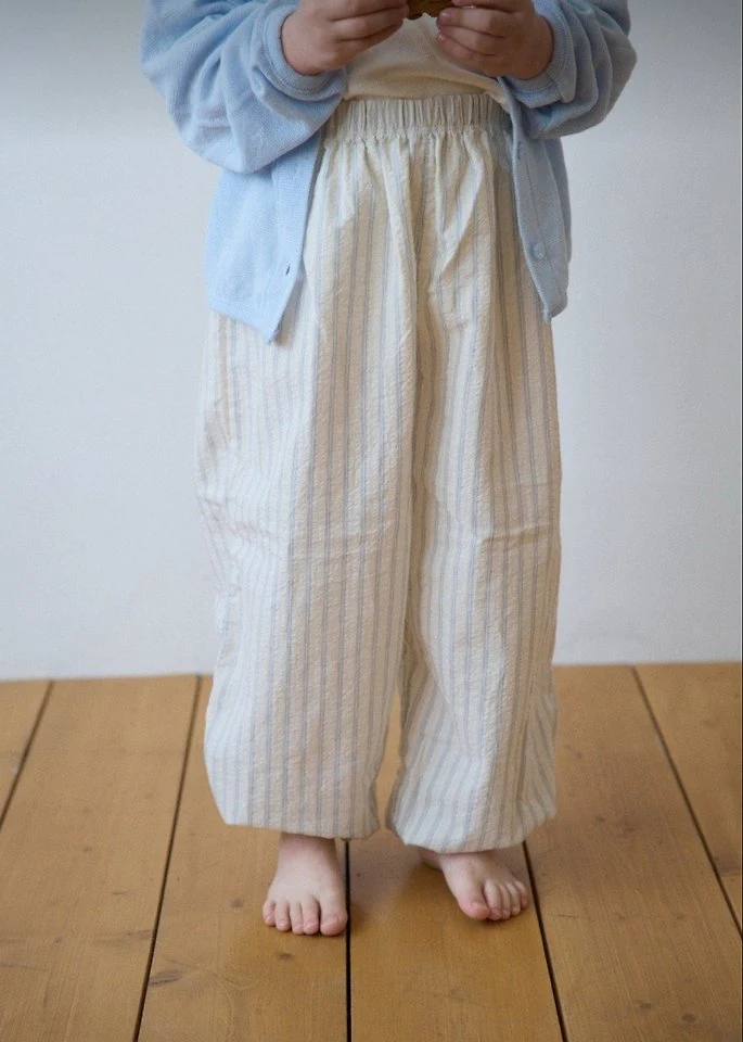 Ko And Ko - Korean Baby Fashion - #babyoutfit - Stripe Bloomer Pants - 6