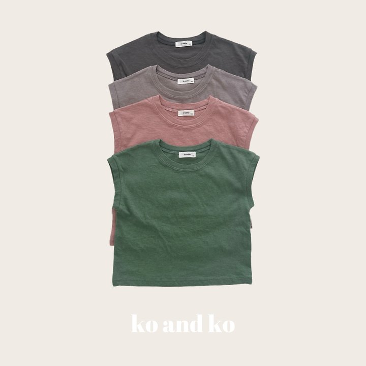 Ko And Ko - Korean Baby Fashion - #babyoutfit - Cozy Sleeveless - 2