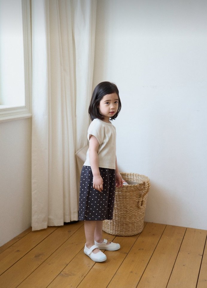 Ko And Ko - Korean Baby Fashion - #babyoutfit - Dot Bermuda Pants - 9