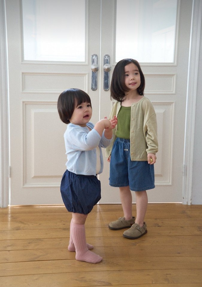 Ko And Ko - Korean Baby Fashion - #babyootd - Denim Short Bloomer - 4
