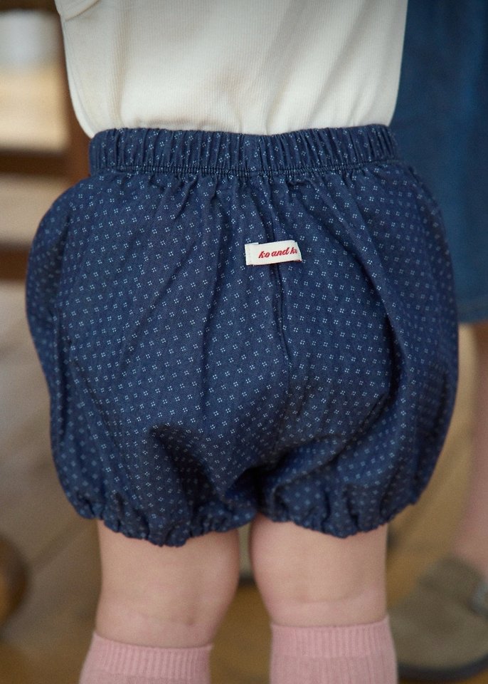Ko And Ko - Korean Baby Fashion - #babyoutfit - Denim Short Bloomer - 5
