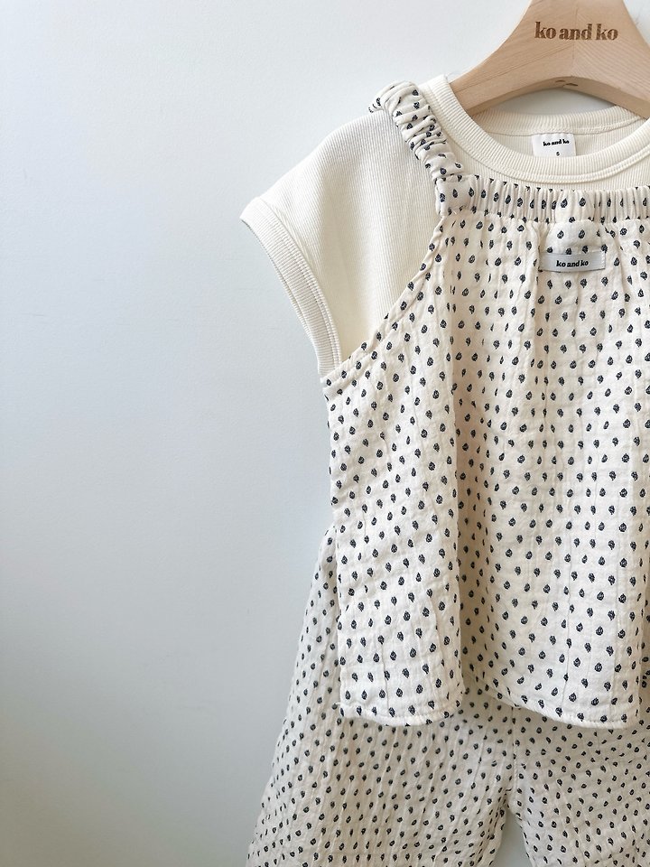 Ko And Ko - Korean Baby Fashion - #onlinebabyboutique - Batwing Ribbed Tee - 7