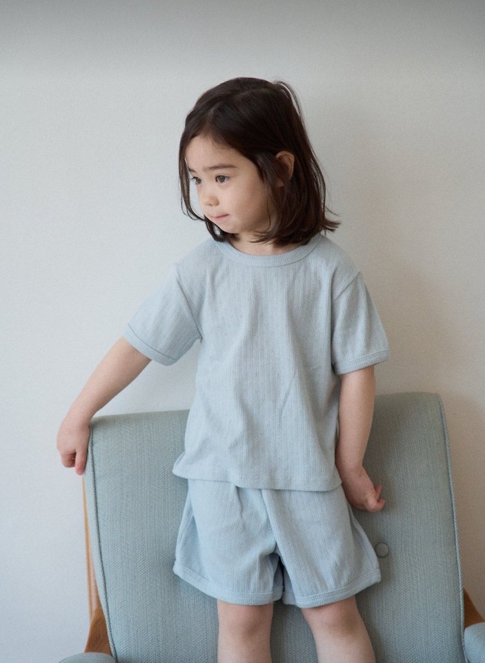 Ko And Ko - Korean Baby Fashion - #onlinebabyboutique - Eyelet Set - 10