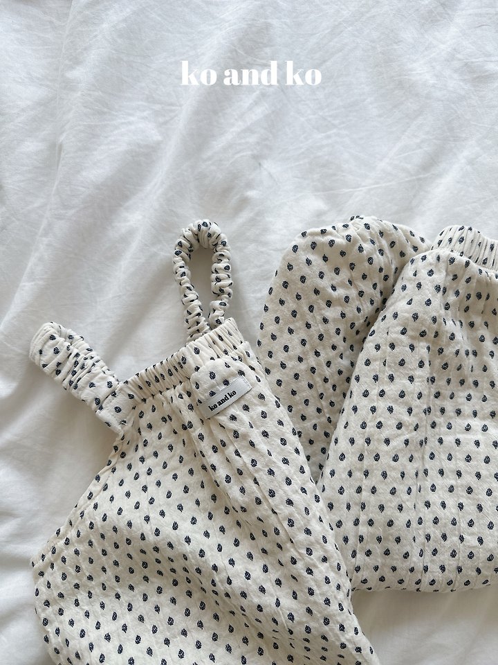 Ko And Ko - Korean Baby Fashion - #onlinebabyshop - Organic Bloomer Pants (Dot)