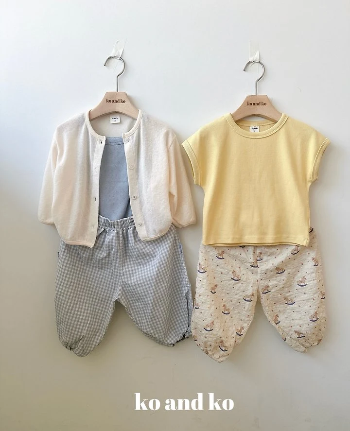 Ko And Ko - Korean Baby Fashion - #onlinebabyshop - Batwing Ribbed Tee - 8