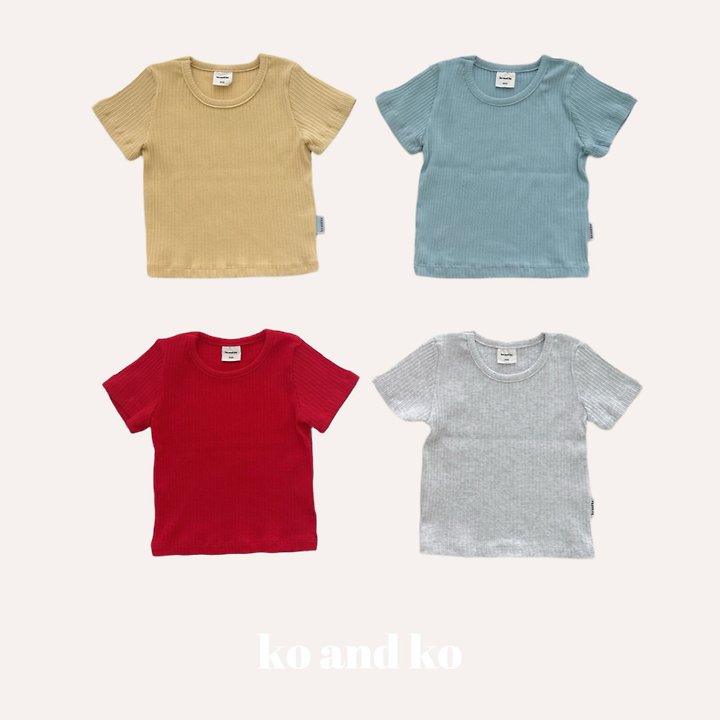 Ko And Ko - Korean Baby Fashion - #onlinebabyshop - Marshmallow Tee