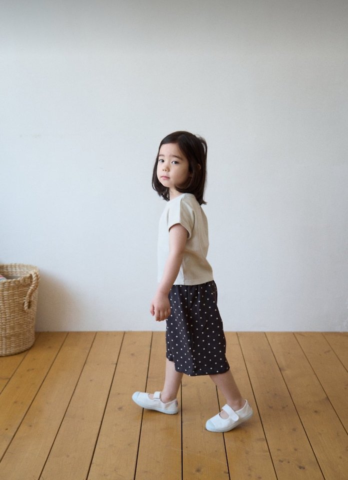 Ko And Ko - Korean Baby Fashion - #onlinebabyshop - Dot Bermuda Pants - 12