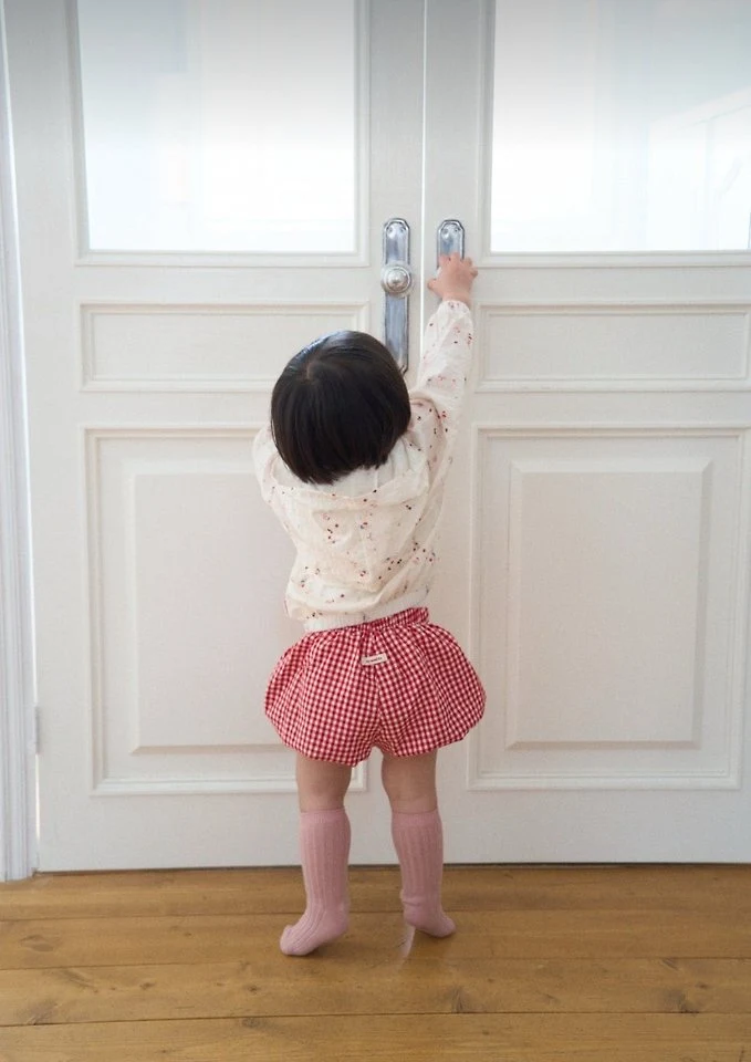 Ko And Ko - Korean Baby Fashion - #onlinebabyshop - Check Short Bloomer - 9
