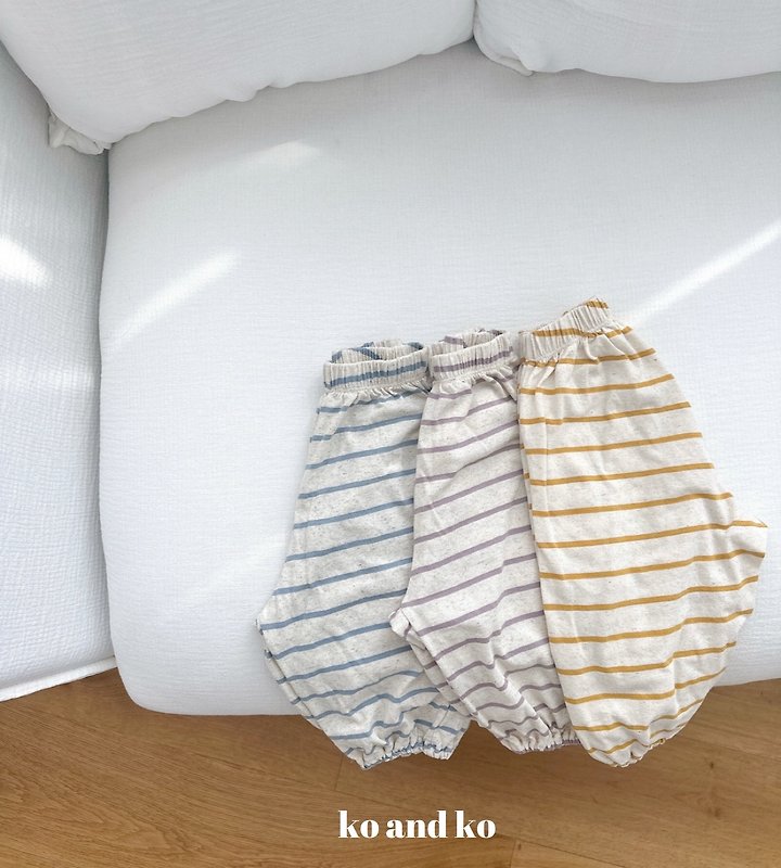 Ko And Ko - Korean Baby Fashion - #smilingbaby - Stripe Jogger Pants - 3