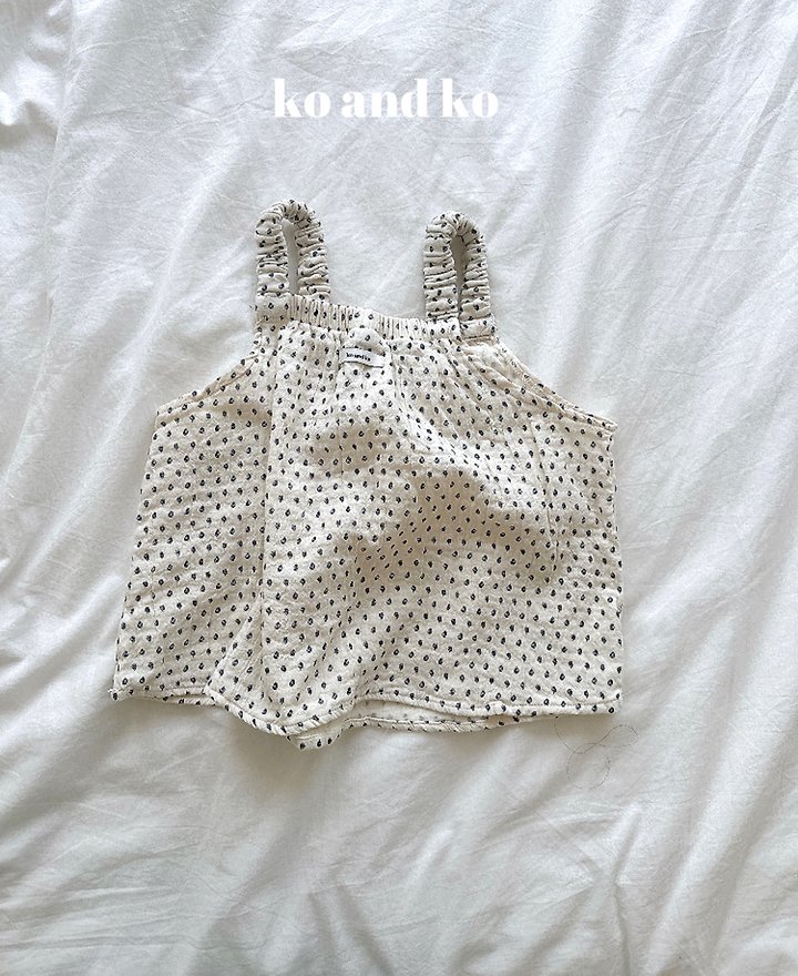 Ko And Ko - Korean Baby Fashion - #smilingbaby - Organic Banding Top (Dot)