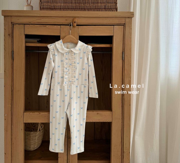 La Camel - Korean Baby Fashion - #babyboutique - Blue Ribbon Rashguard - 3