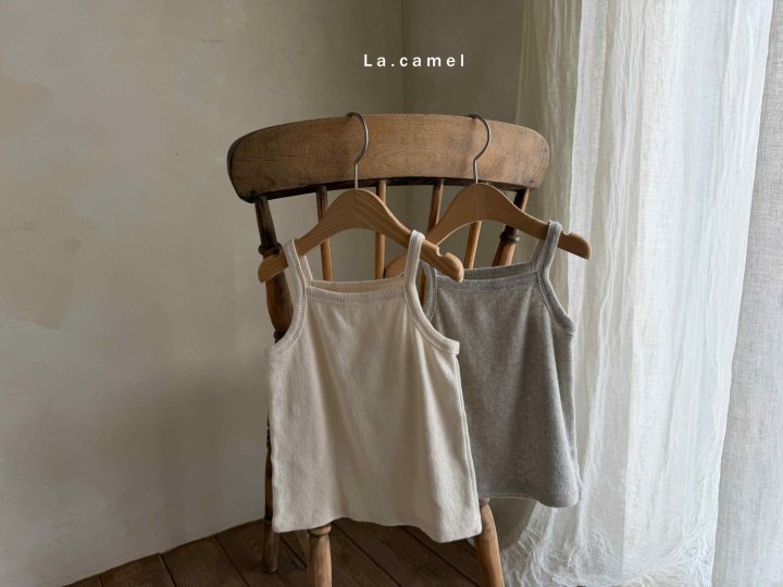La Camel - Korean Baby Fashion - #babyboutique - Vanilla Eyelet Binding Sleeveless Tee - 5