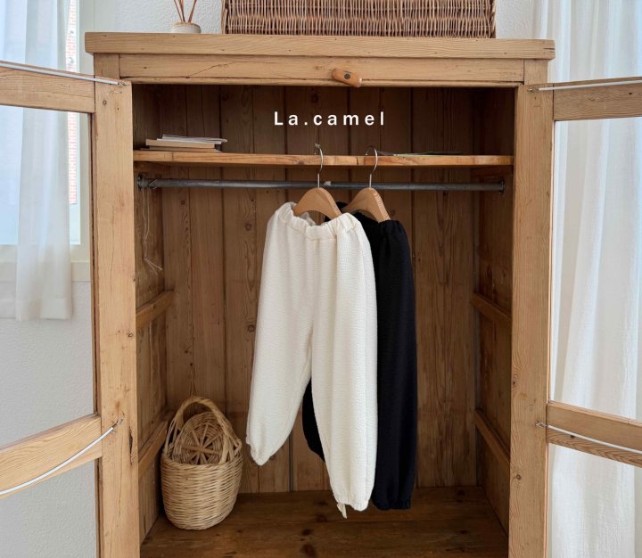 La Camel - Korean Baby Fashion - #babyboutique - Seersucker Pants - 4