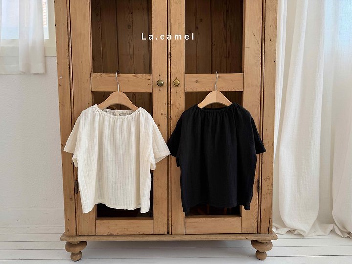 La Camel - Korean Baby Fashion - #babyboutiqueclothing - Mild Blouse