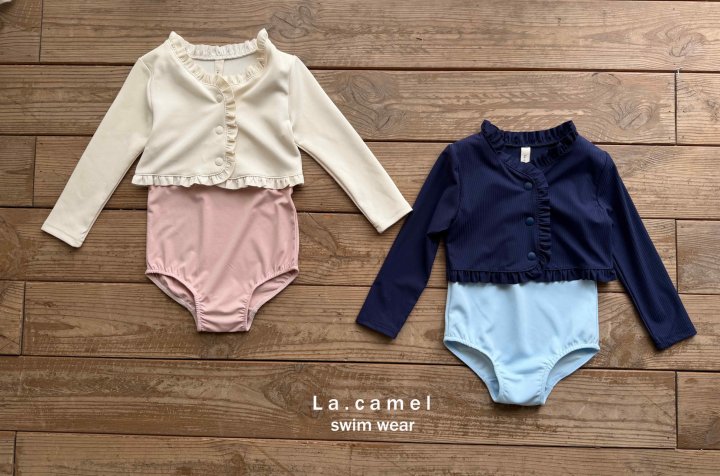 La Camel - Korean Baby Fashion - #babyclothing - Bolero Swimsuit - 9