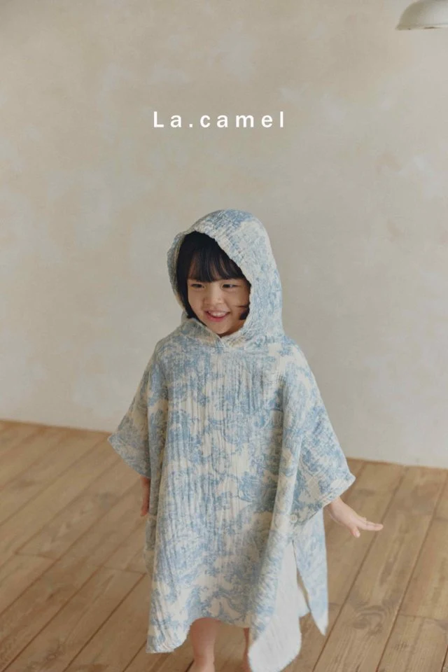 La Camel - Korean Baby Fashion - #babyfashion - Drawing Beach Hood - 2