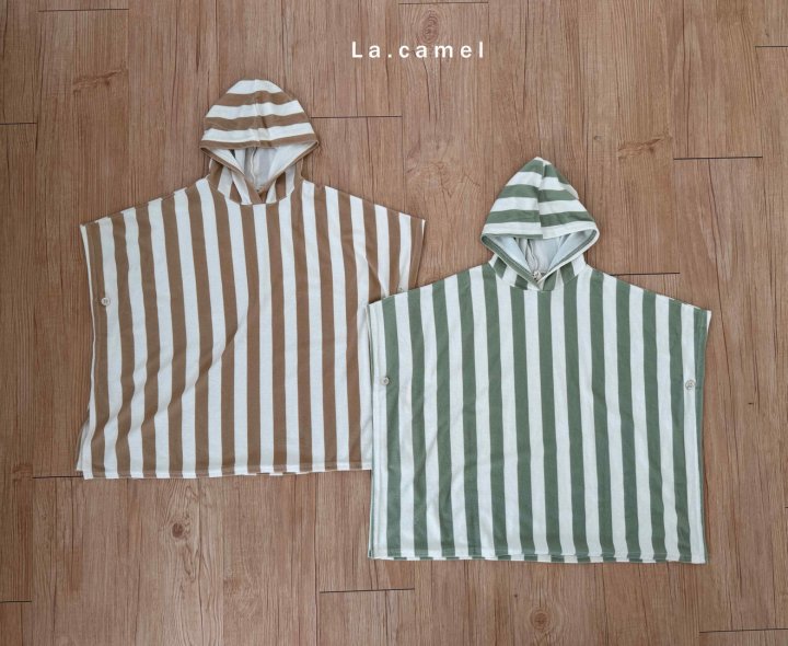 La Camel - Korean Baby Fashion - #babyfever - Stripe Terry Hood - 5