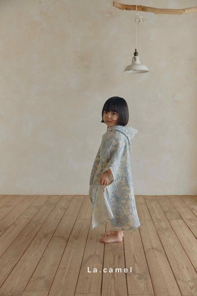 La Camel - Korean Baby Fashion - #babyfever - Drawing Beach Hood - 3