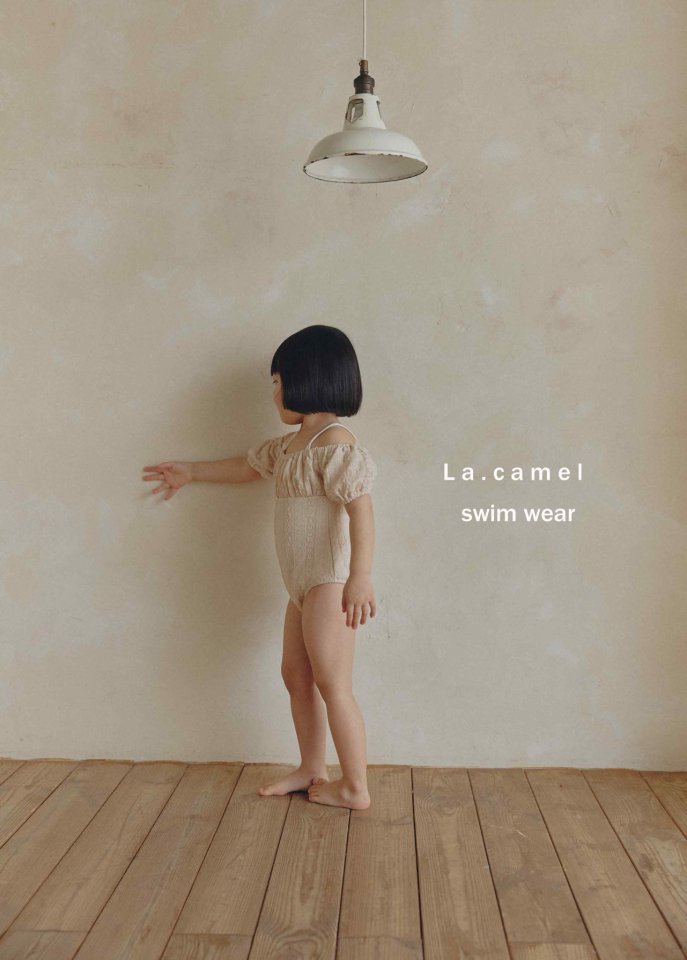 La Camel - Korean Baby Fashion - #babygirlfashion - Lace Swimsuit - 7