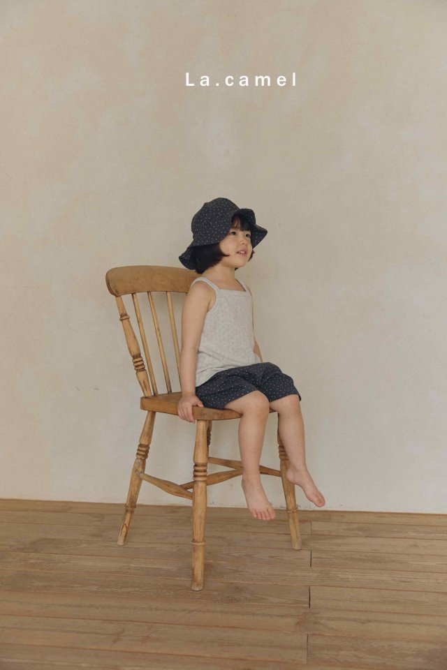 La Camel - Korean Baby Fashion - #babyoninstagram - Vanilla Eyelet Binding Sleeveless Tee - 12