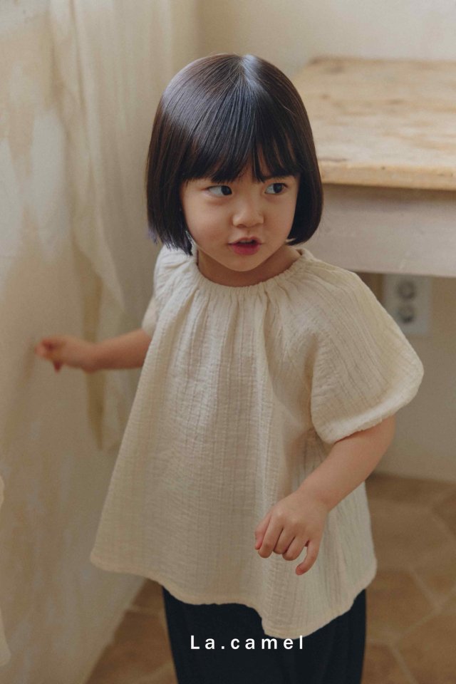 La Camel - Korean Baby Fashion - #babyootd - Popo Blouse - 5