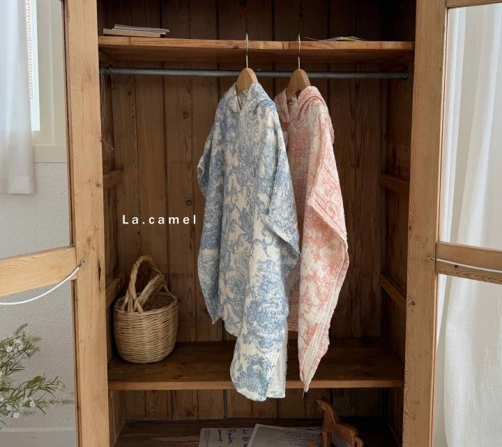 La Camel - Korean Baby Fashion - #babyoutfit - Drawing Beach Hood - 9