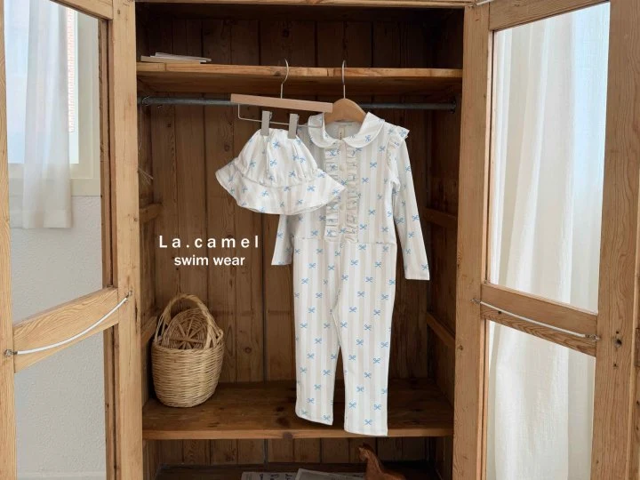 La Camel - Korean Baby Fashion - #babyoutfit - Bucket Hat Swim Cap - 6
