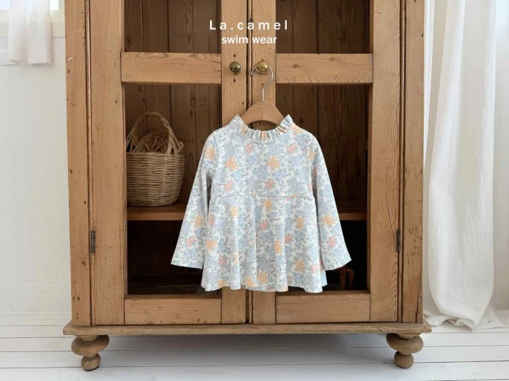 La Camel - Korean Baby Fashion - #babyoutfit - One-piece Swimsuit