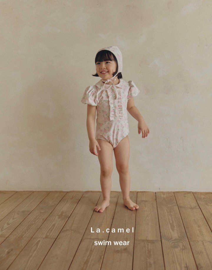 La Camel - Korean Baby Fashion - #onlinebabyboutique - Rose Swimsuit - 6