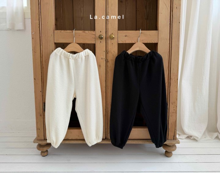 La Camel - Korean Baby Fashion - #onlinebabyboutique - Seersucker Pants