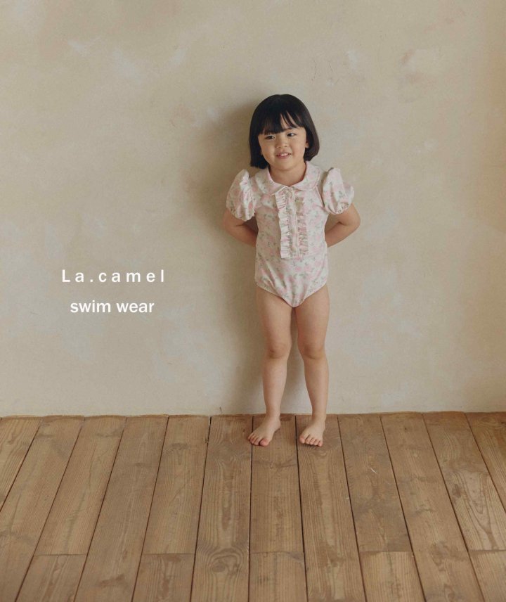 La Camel - Korean Baby Fashion - #onlinebabyshop - Rose Swimsuit - 7