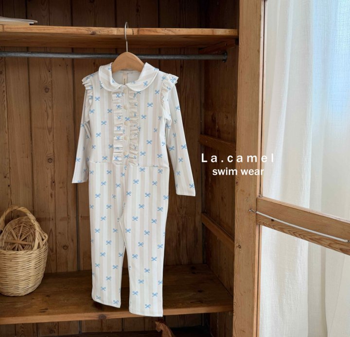 La Camel - Korean Baby Fashion - #onlinebabyshop - Blue Ribbon Rashguard