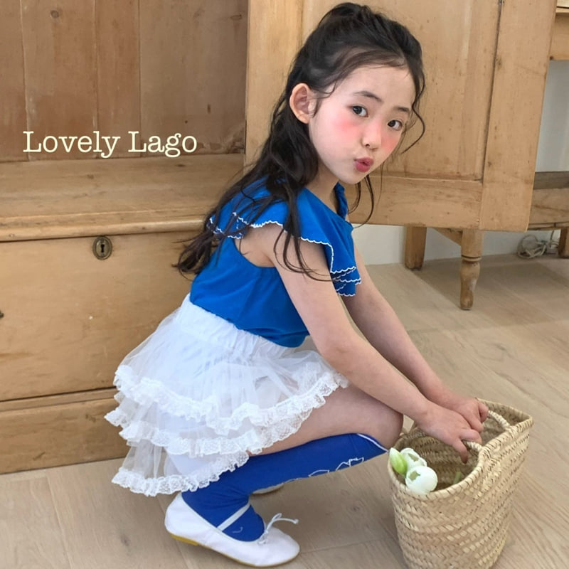 Lago - Korean Children Fashion - #Kfashion4kids - Unbalanced Pin Coat Tee - 8