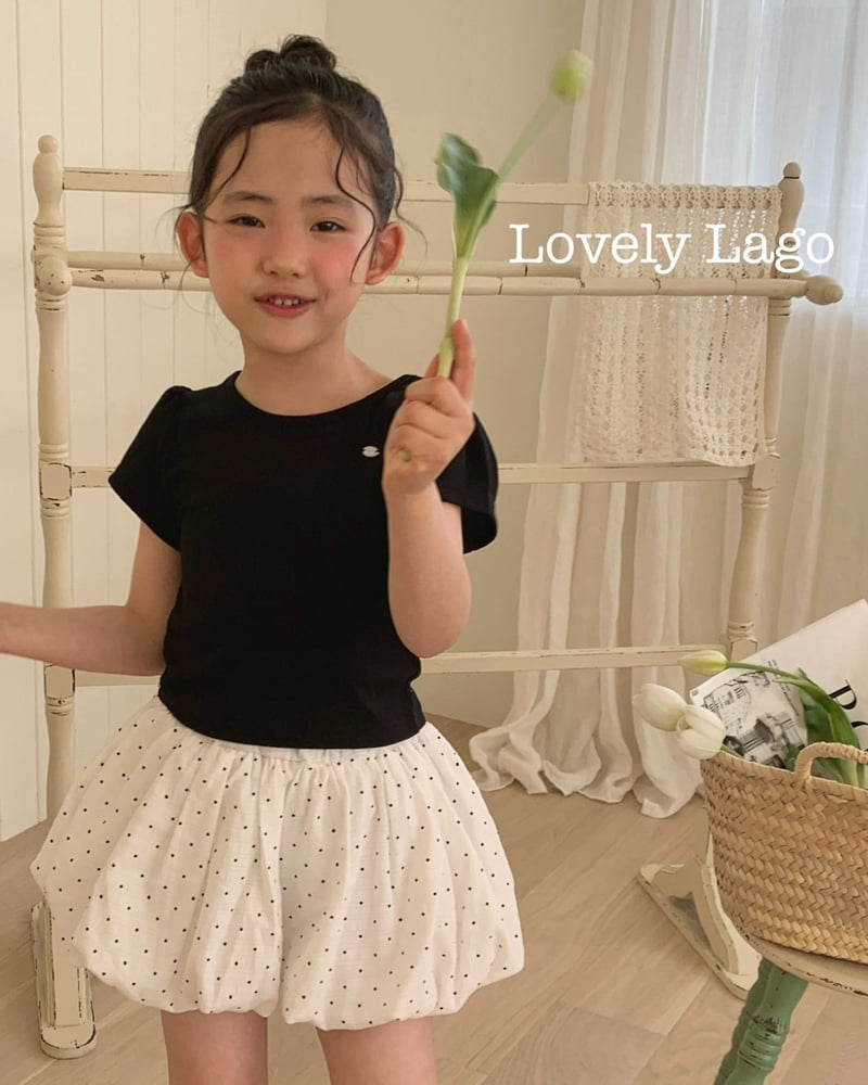 Lago - Korean Children Fashion - #childofig - Back Ribbon Ribbed Tee - 7