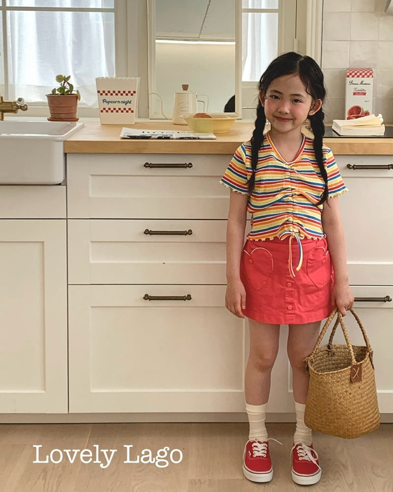 Lago - Korean Children Fashion - #childofig - Heart Flower Wrap Pants - 2