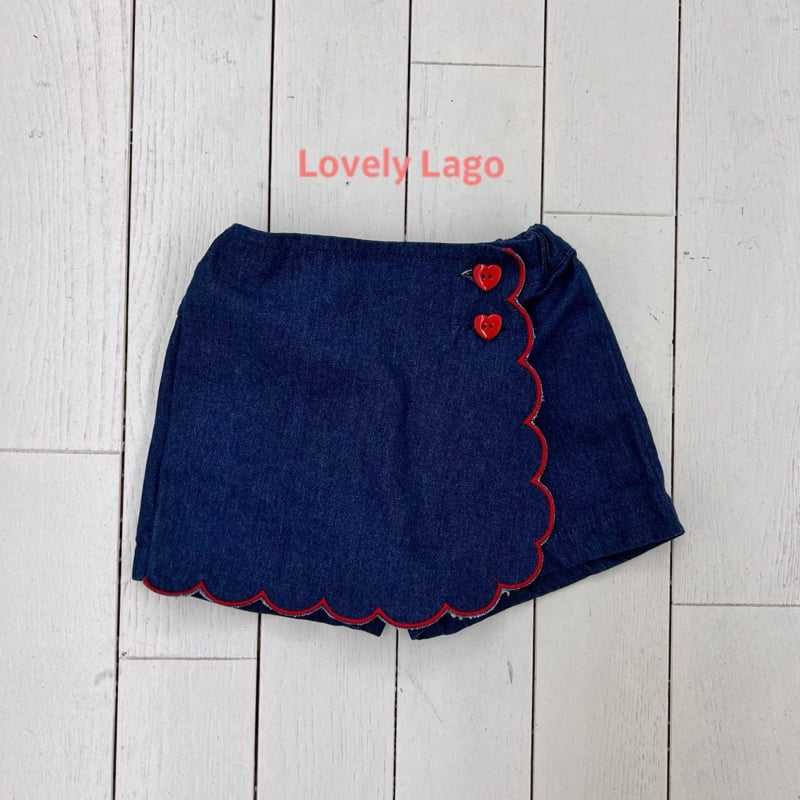 Lago - Korean Children Fashion - #childofig - Embroidered Wave Wrap Pants - 12