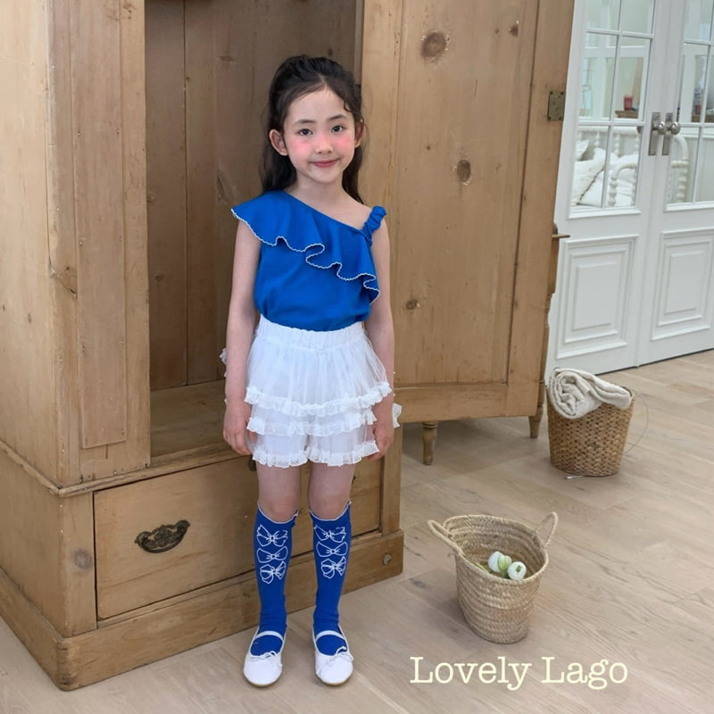 Lago - Korean Children Fashion - #childrensboutique - Ribbon Pattern Socks - 3