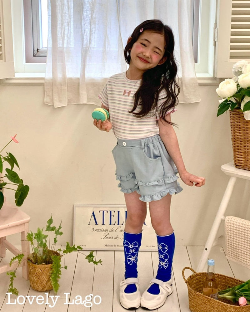 Lago - Korean Children Fashion - #childrensboutique - Ribbon Pattern Socks - 4