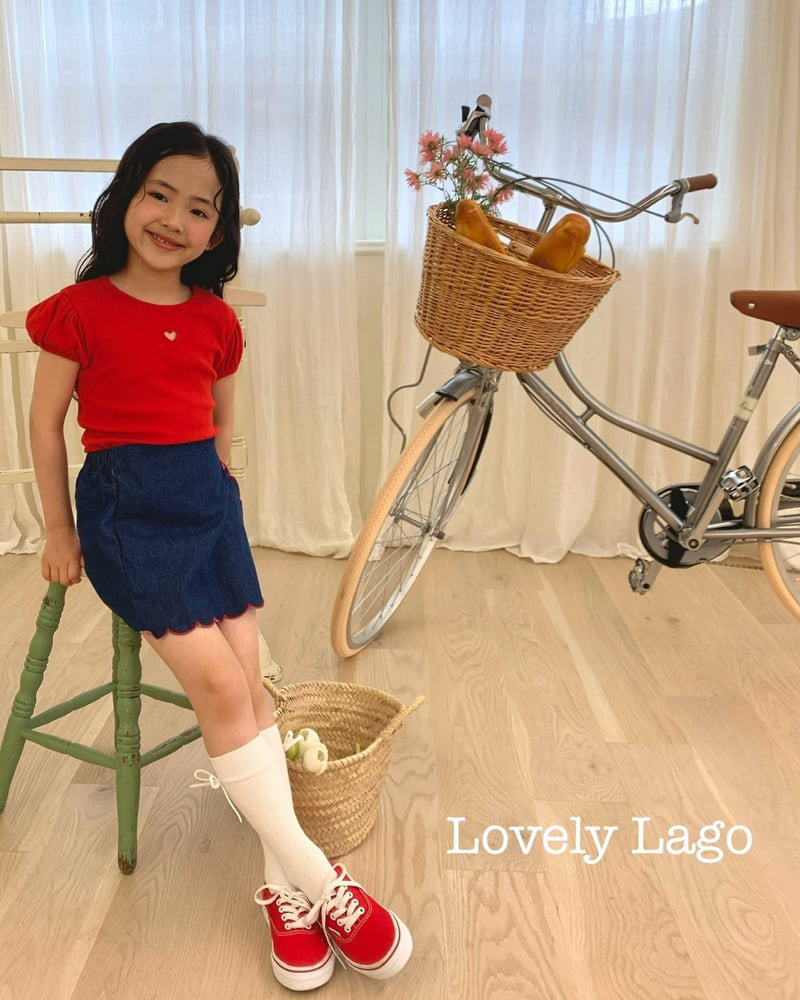 Lago - Korean Children Fashion - #designkidswear - Love Puff Tee - 9