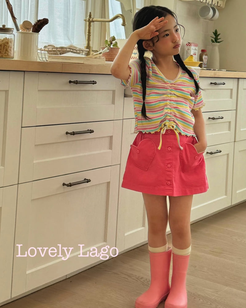 Lago - Korean Children Fashion - #discoveringself - Shirring Rain Tee - 5