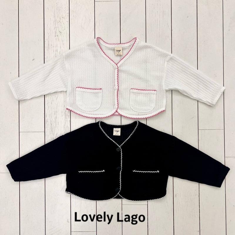 Lago - Korean Children Fashion - #discoveringself - Pin Flower Cardigan - 12