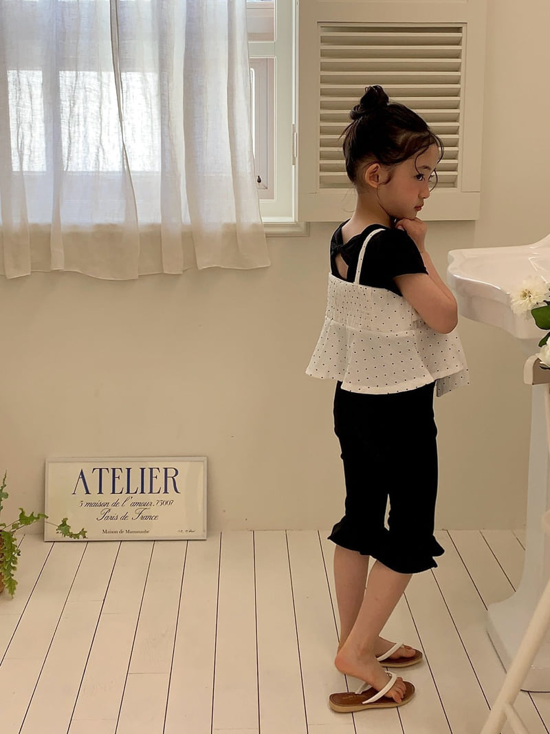 Lago - Korean Children Fashion - #fashionkids - Dot Bustier - 12