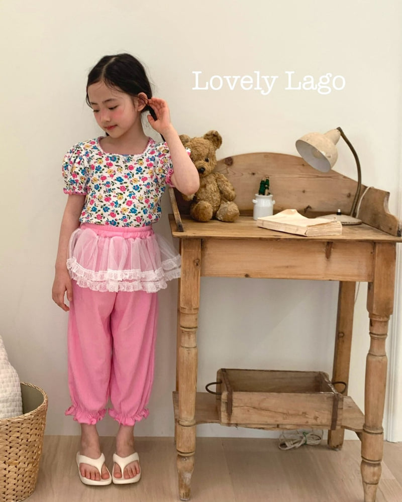 Lago - Korean Children Fashion - #fashionkids - Eyelet Flower Tee - 9