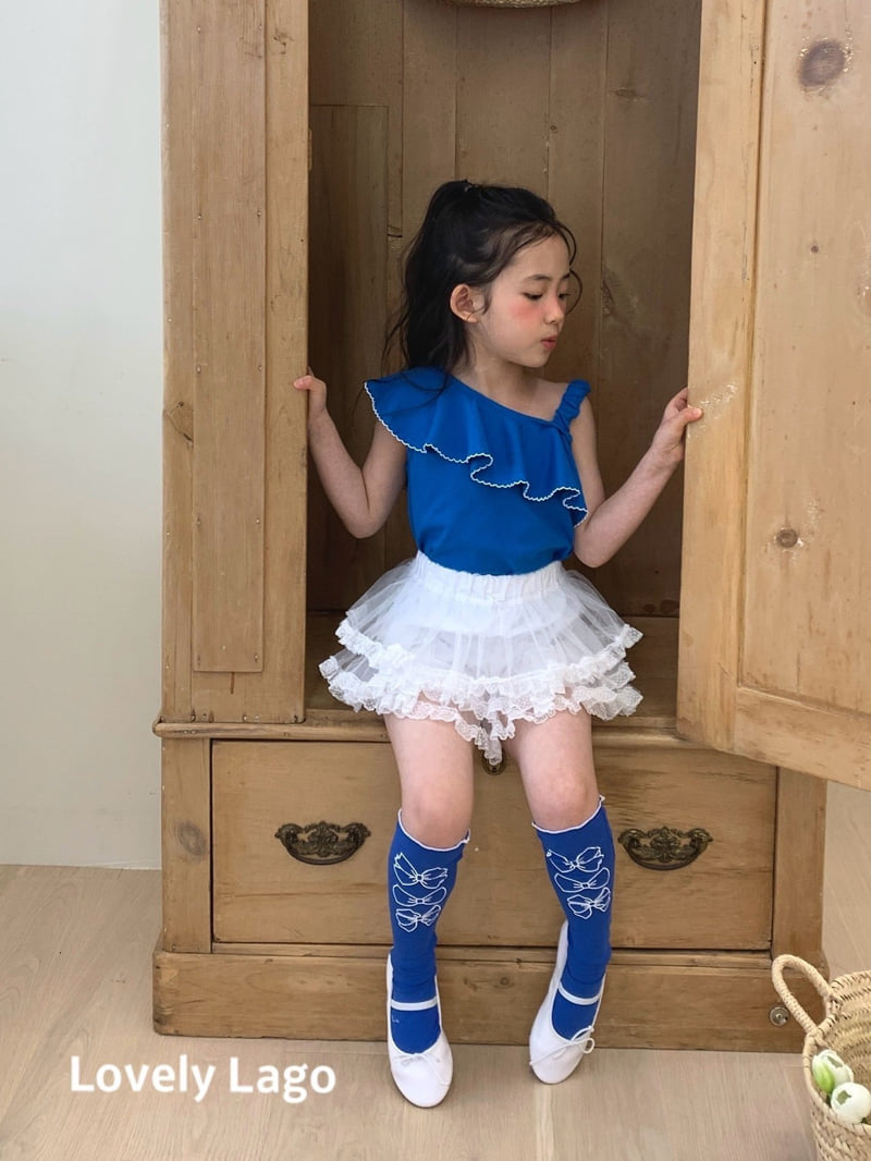 Lago - Korean Children Fashion - #kidsshorts - Unbalanced Pin Coat Tee - 5