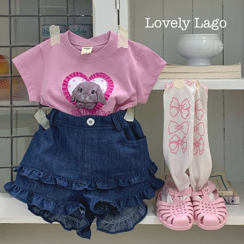 Lago - Korean Children Fashion - #kidsshorts - Bunny Tee - 11