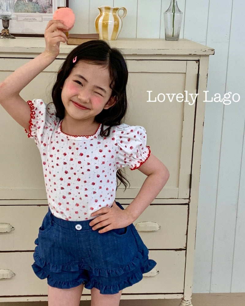 Lago - Korean Children Fashion - #kidsstore - Eyelet Flower Tee - 11
